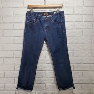 Cult of Individuality Women's Size 30 Dark Wash Rogan Capri Stretch Denim Capris